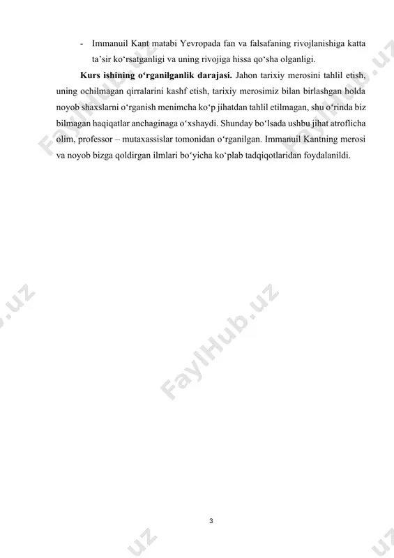 idagi kosmogonik gipotezasini ishlab chiqdi va nashr etdi. 1755 yilda kant nomzodlik dissertatsiyasini himoya qilib, doktorlik darajasini oldi. bu unga 40 yil davomida muvaffaqiyatli amalga oshirgan universitetda dars berish huquqini beradi. 1770 yilda 46 yoshli immanuil kant kenigsberg universitetiga mantiq va metafizika professori etib tayinlandi va u yerda falsafa, matematika va fizika fanlaridan dars berdi. afsonaga ko‘ra, shotlandiyadan kelgan egarchining o‘g‘li bo‘lgan. kant qat’iy diniy tarbiya olgan va tug‘ilgan shahridagi universitetda. matematika, fizika va falsafani g‘ayrat bilan o‘rgandi. kantning dastlabki ikki fan bo‘yicha tadqiqotlarining samarasi uning birinchi inshosi bo‘ldi: “tirik kuchlarni haqiqiy baholash uchun fikrlar” (konigsberg, 1747). keyin kant 9 yil uyda o‘qituvchilik qildi va 1755 yilda “metafizik bilimlarning birinchi tamoyillarining yangi yoritilishi” dissertatsiyasi uchun doktorlik darajasini oldi. o‘sha yilga (1755) oid yana bir asarida - “umumiy tabiiy tarix va osmon nazariyasi” (königsberg) u bizning quyosh sistemamizning kelib chiqishi haqidagi keyingi laplas nazariyasini taxmin qildi va unda mexanik ta’sirni birlashtirishga …