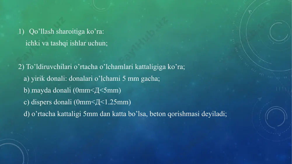 quruqqurilish qorishmalarining klassifikatsiyasi - Page 4