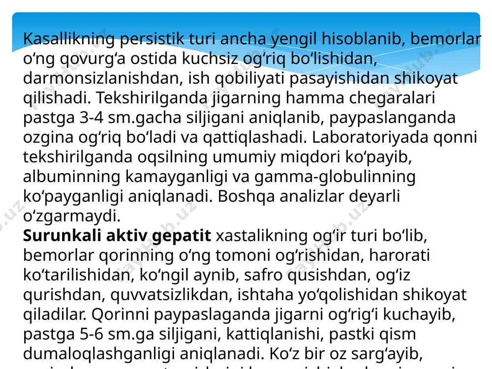lida, shuningdek, idl zarralarini aylantirish orqali endogen yo'lda ekadi. qorin og'rig'i bo'lgan bola sifatida og'rig'i (ko'pincha o'tkir pankreatit bilan) odatiy holdir.ehtimol, koronar arteriya kasalligi xavfi oshmasligi kerak.chilomicron zarralari to'planishi tufayli plazma triglitseridlarining yaltiratilishi sodir bo'ladi .hanthomatta, gepatosplenomemale va lipamiya retinalisni o'z ichiga oladi surunkali gepatit b virusi (hbv) infektsiyasi lipid metabolizmiga ta'sir qiladi,ammo uning dizmetabolizmga asoslangan alkogolsiz jigar kasalligi bilan o'zaro ta'siri(nafld ) noaniqligicha qolmoqda.tadqiqotning maqsadi hbv infektsiyasining lipid metabolizmiga, jigar metabolizmiga va nafld bilan bog'liq bemorlarning tegishli buzilishiga ta'sirini tekshirish edi. gepatit c virusi (hcv) grafikli lipid metabolizmining modulini modullashtirish orqali oshiradi.hcv qonda lipoproteinlar bilan bog'liq holda aylanib chiqadi.hcv infektsiyasi lipogenez, qisqartirilgan sekretsiyani va lipidlarning beta oksidlanishi bilan bog'liq.lipid xoristaziyalarida hcv-imobalce startozga olib keladi.ko'plab lipidlar virus hayoti aylanishi uchun juda muhimdir va xolesterin / yog 'kislotasi biosintetik yo'llari virus virusli repensatsiya, pishish va sekretsiyani buzadi.hcv juda past zichlikli livoproteinlar sintezi va sekretsiyasini (vldl) modernizatsiya qiladi.vdv morfogenezi / sekretsiyasi uchun …