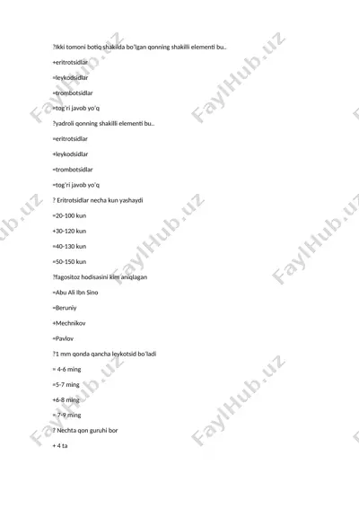 eritrotsidlar — DOCX