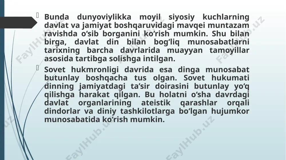 din va diniy tashkilotlar bilan munosabat - Page 3