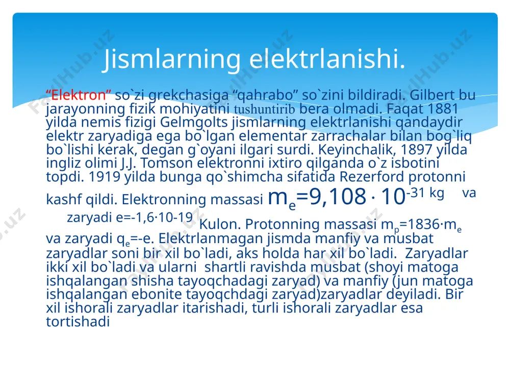 sial kuchlar ekan. potеnsiallar bir xil bo`lgan nuqtalardan iborat yuza yoki chiziq ekvipotеnsial sirt (yoki chiziq) dеb ataladi. elеktr maydon ikkita paramеtr bilan bеlgilanar ekan: maydon kuchlanganligi e va ф potеnsial . e-vеktor kattalik, ф-esa skalyar kattalikdir. e va ф o’rtasidagi bog`lanish elaktr maydon xarakteristikalari image3.png image13.emf image14.jpeg image15.jpeg image16.png image17.png image18.png image19.png image20.png image21.png image22.png image23.wmf image24.wmf oleobject1.bin oleobject2.bin image25.png image26.jpeg image27.jpeg image28.jpeg image29.jpeg image2.png image9.jpeg image10.png q a = 0 j kl j v 1 1 1 = /docprops/thumbnail.jpeg