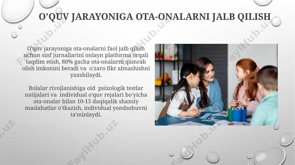guruh rahbarining ota-onalar bilan olib boradigan ish shakllari - Page 5
