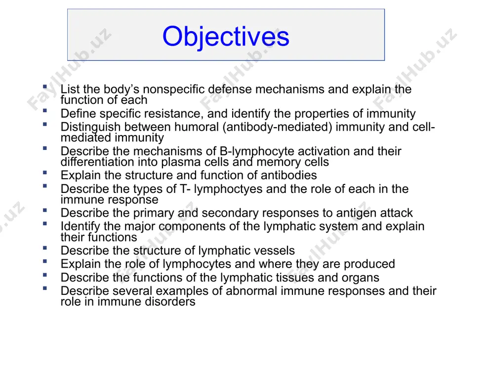 into connective tissue the “clean-up crew”: phagocytose debris and digest via lysosomes neutrophils enter first then macrophages (derived from monocytes) eosinophils involved with parasitic infections and antigen-antibody complexes also an apc residue is exocytosed phagolysosome destroys infectious agent phagosome lysosome macrophage infectious agent engulfed neutrophil, macrophage, eosinophil: phagocytic cells phagosome & lysosome combine apc- antigen presenting cell (presents foreign component) copyright © the mcgraw-hill companies, inc. permission required for reproduction or display. (b) venule eicosanoids histamine basophil arteriole basophil and mast cell: proinflammatory chemical-secreting cells heparin vasodilation increases capillary permeability capillary anticoagulant increases inflamation basophils open up vessels & increase blood flow help inflammation occur mast cell chemicals cause muscle in arterioles to vasodilate, increase capillary permeability eosinophils: parasite-destroying cells (figure 22.3d) copyright © the mcgraw-hill companies, inc. permission required for reproduction or display. eosinophil parasitic worm cytotoxic chemicals eosinophils: parasite-destroying cells (d) eosinophils also phagocytose antigen-antibody complexes * how …