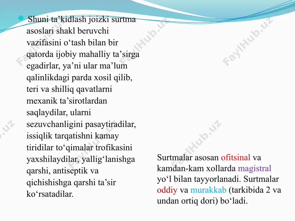 ish qoidalari retsept shifokorning bemorga tavsiya qilgan dorilarini qanday tayyorlab, uni qanday ishlatishi tо‘g‘risidagi dorixonaga va bemorga qilgan yozma murojaatidir. retsept sо‘zi - olingan, olinishi zarur bо‘lgan ma’noni bildiruvchi «receptum» sо‘zidan kelib chiqqan. retsept aniq, ravon husnixat bilan siyoh yoki sharikli ruchkada yoziladi. retsept yuridik va hisobot hujjati hisoblanganligi uchun retseptda tо‘g‘rilashga, bо‘yashga ruxsat etilmaydi. shifokor dorini quyidagi tasdiqlangan maxsus retsept blankalariga yozadi. dorini tо‘la narxiga sotib olish uchun. ba’zi bir guruh bemorlarga dorini bepul olish uchun. giyohvandlik (narkotik) vositalarini olish uchun. dorini tо‘la narxiga sotib olish uchun quyidagi retsept blankasi о‘zbekiston respublikasi sog‘liqni saqlash vazirining 2010 yil 18 iyundagi 191- buyrug‘i bilan tasdiqlangan. retsept blanki bu retsept blankasida retsept qismining о‘lchami 105 x 148 mm, koreshogining о‘lchami 70 x 148 mm bо‘lib, ikkala qismi ham bir vaqtda tо‘ldiriladi. ba’zi bir guruh bemorlarga dorini bepul olish uchun quyidagi retsept blankasi tо‘ldiriladi. giyohvandlik vositalarini olish uchun retsept zz № xxxxxxx (davolash …