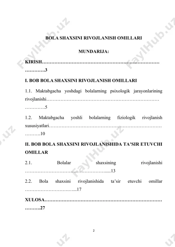onlarga g'amxo'rlik bilan qarash, mehnatsevarlik, kattalar mehnati natijalarini asrab-avaylash kabi axloqiy sifatlar tarbiyalaydi. yuqoridagilarni hisobga olgan holda kurs ishining dolzarbligi asoslandi. maktabgacha ta'limning maqsad va vazifalari. davlat talablarida maktabgacha ta'lim-tarbiyaning mazmuni. bolalarni maktabga tayyorlash fanining boshqa fanlar bilan aloqasi. maktabgacha ta'lim muassasasida ta'lim-tarbiya ishini davr talabi ekanligi. maktabgacha ta'lim muassasasida bolalarni rivojlantirish bosqichlari. har bir maktabgacha ta'lim muassasasi yagona nazorat tizimini yaratishi kerak, uning maqsad va vazifalari maktabgacha ta'lim muassasasining ta'lim va tarbiya jarayonining maqsad va vazifalaridan kelib chiqadi, shuning uchun yillik rejada rejalashtirilgan (4-bo'lim nazorat va boshqaruv). ). nazorat o‘z vaqtida amalga oshirilsa va uni amalga oshirish natijasida rejalashtirilgan tadbirlar amalga oshirilsa samarali bo‘ladi. nazorat jarayonida faktni bayon qilish emas, balki kamchiliklarning sabablarini aniqlash, ularni bartaraf etish bo‘yicha samarali chora-tadbirlar ishlab chiqish muhim ahamiyatga ega. o'qituvchilar tarkibining barcha a'zolari har qanday test natijalarini bilishlari kerak. shunday qilib, nazorat bo'lishi kerak muntazam, tizimli, samarali va shaffof. nazoratning eng keng tarqalgan …