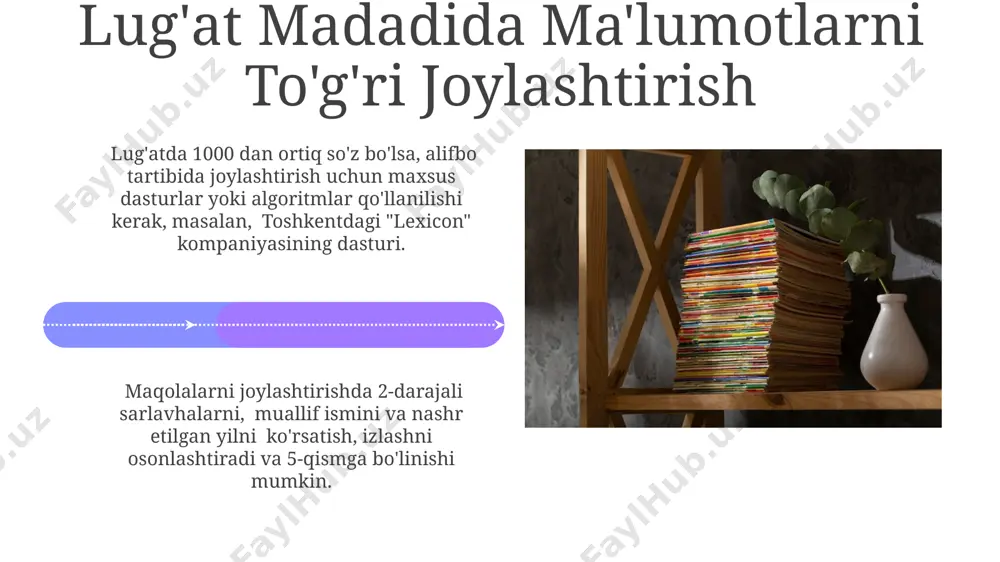 lug'at va maqolalarining joylashtirish tartibi - Page 4