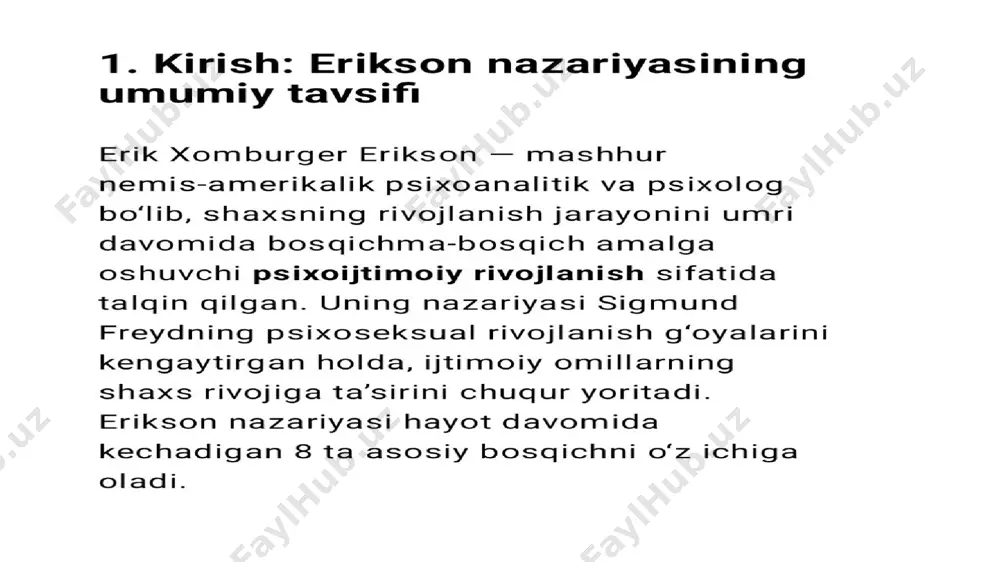 eriksonning shaxs rivojlanishi - Page 3