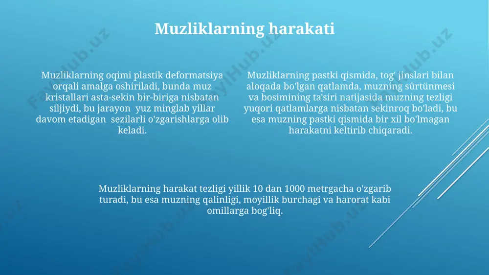 muzliklarning hosil boʻlishi va ularning rejimi - Page 4