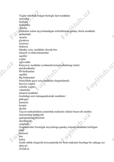 biologik faol moddalar — DOCX