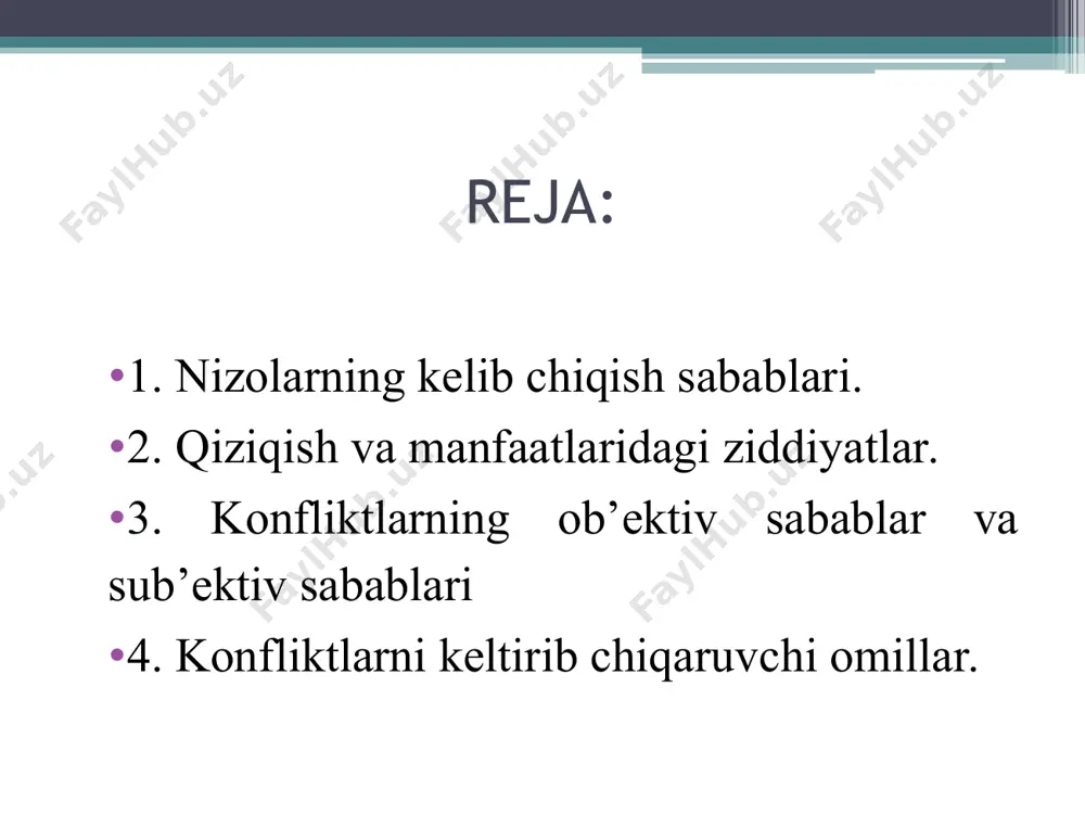 asining va tarbiyalanganligining muhim omillaridan hisoblanadi. shu nuqtai nazardan olib qaralganda, tarbiya shaxsning o`zi va o`z sifatlari to`g`risidagi tasavvurlarining shakllanishi jarayonidir, deb ta`rif berish mumkin o`z-o`zini anglash, o`zidagi mavjud sifatlarni baholash jarayoni ko`pincha konkret shaxs tomonidan og`ir kechadi, ya`ni, inson tabiati shundayki, u o`zidagi o`sha jamiyat normalariga to`g`ri kelmaydigan, no`maqul sifatlarni anglamaslikka, ularni “yashirishga” harakat qiladi, hattoki, bunday tasavvur va bilimlar ongsizlik sohasiga siqib chiqariladi (avstraliyalik olim z.freyd nazariyasiga ko`ra). bu ataylab qilinadigan ish bo`lmay, u har bir shaxsdagi o`z shaxsiyatini o`ziga xos himoya qilish mexanizmidir. bunday himoya mexanizmi shaxsni ko`pincha turli hil yomon asoratlardan, hissiy kechinmalardan asraydi. “men” –obrazining ijobiy yoki salbiyligida yana o`sha shaxsni o`rab turgan tashqi muhit, o`zgalar va ularning munosabati katta rol o`ynaydi. odam o`zgalarga qarab, g`o`yoki oynada o`zini ko`rganday tasavvur qiladi. bu jarayon psixologiyada refleksiya deb ataladi. uning mohiyati – aynan o`ziga o`xshash odamlar obrazi orqali o`zi to`g`risidagi obrazni shakllantirish, jonlantirishdir. refleksiya “men” – obrazi …