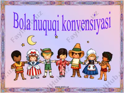 bola huquqi konvensiyasi — PPTX
