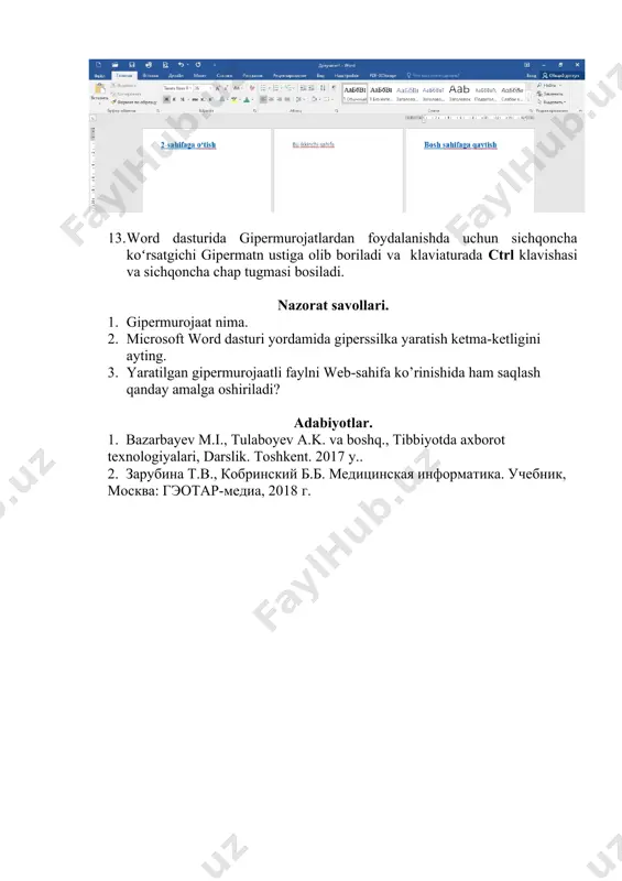 microsoft word matn muxarriri - Page 5