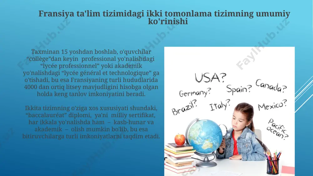 fransiya ta’lim tizimining dual bosqichi xususiyatlari - Page 5