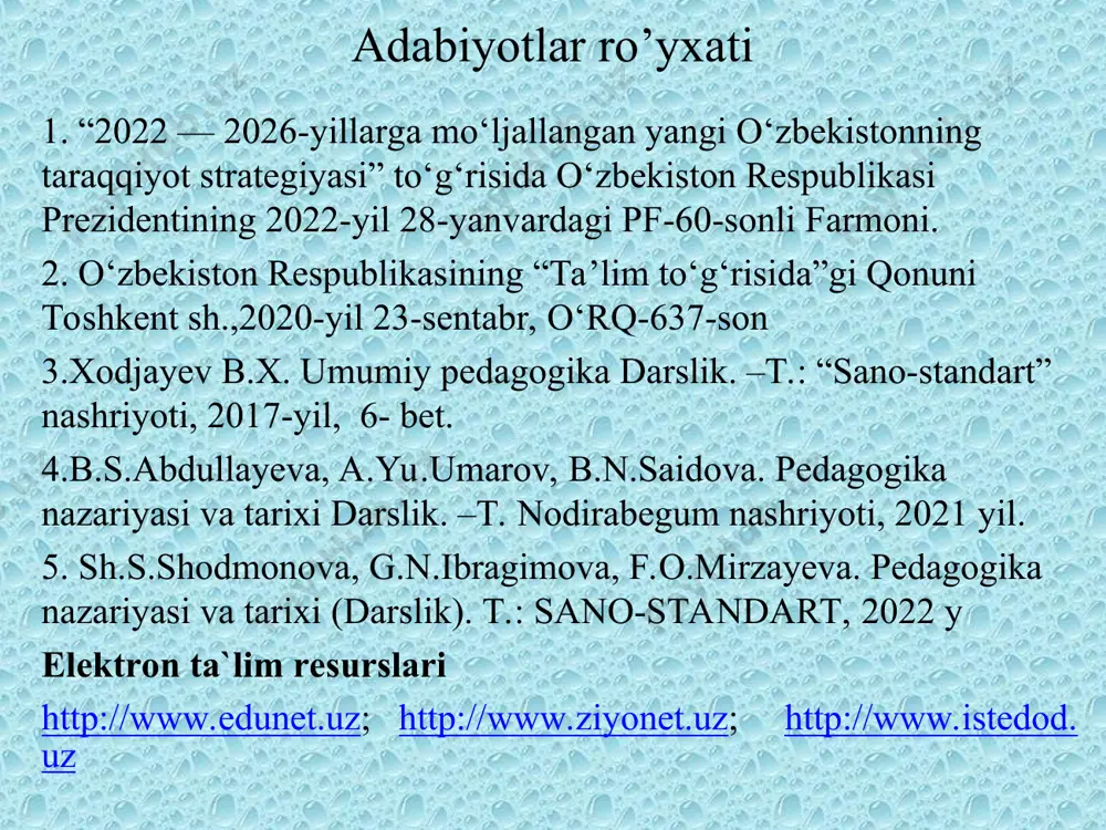 pedagogika fanining rivojlanishi - Page 4