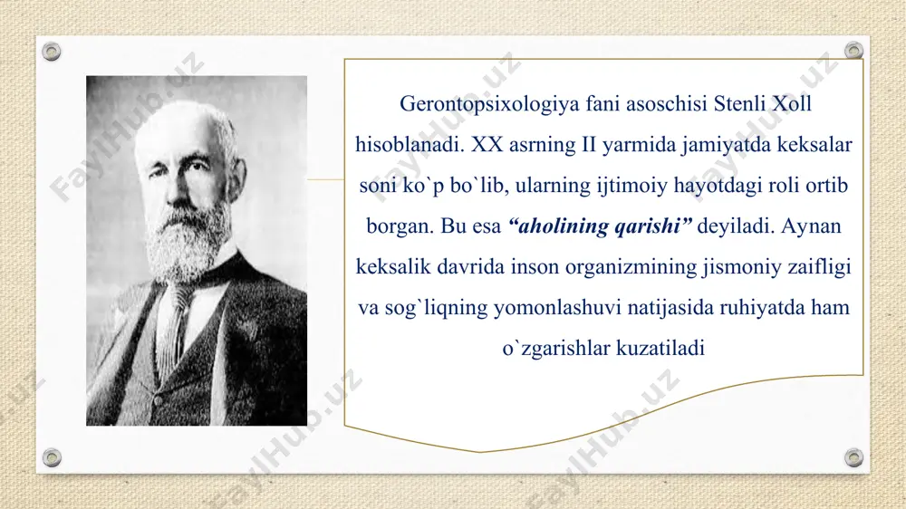 geronto davri psixologiyasining xususiyatlari - Page 5