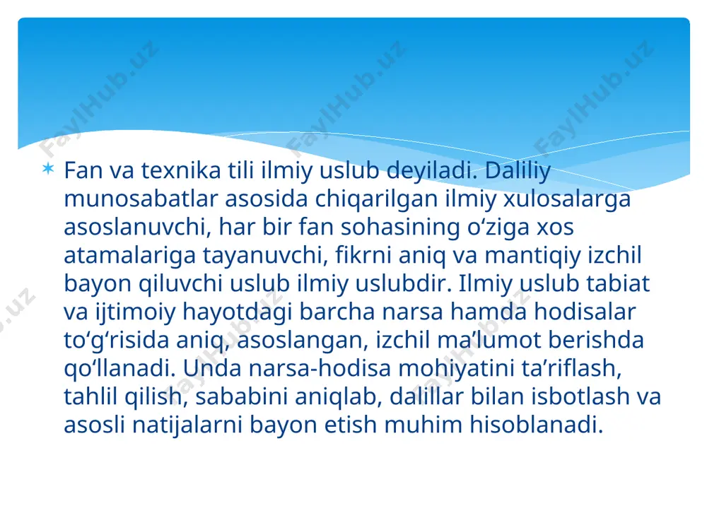 ilmiy uslub va uning uslubiy xususiyatlari - Page 5