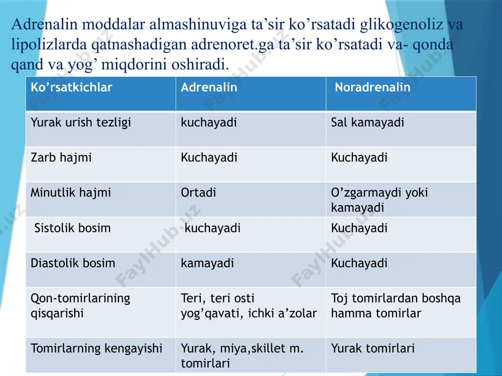 adrenoretseptorlarga ta’sir etuvchi moddalar - Page 5