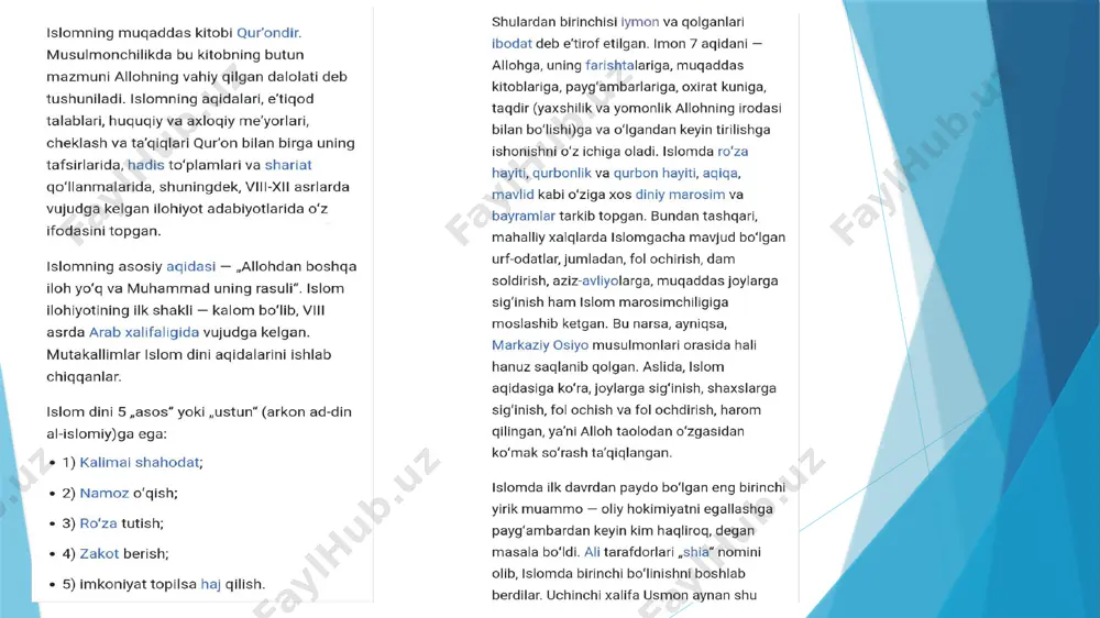 islom dinining paydo bo'lishida gi ijtimoiy-siyosiy va madaniy sharoitlar - Page 5