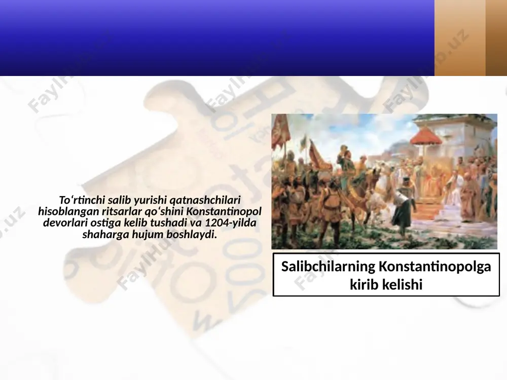 keyingi salib yurishlari. 7- sinf - Page 4