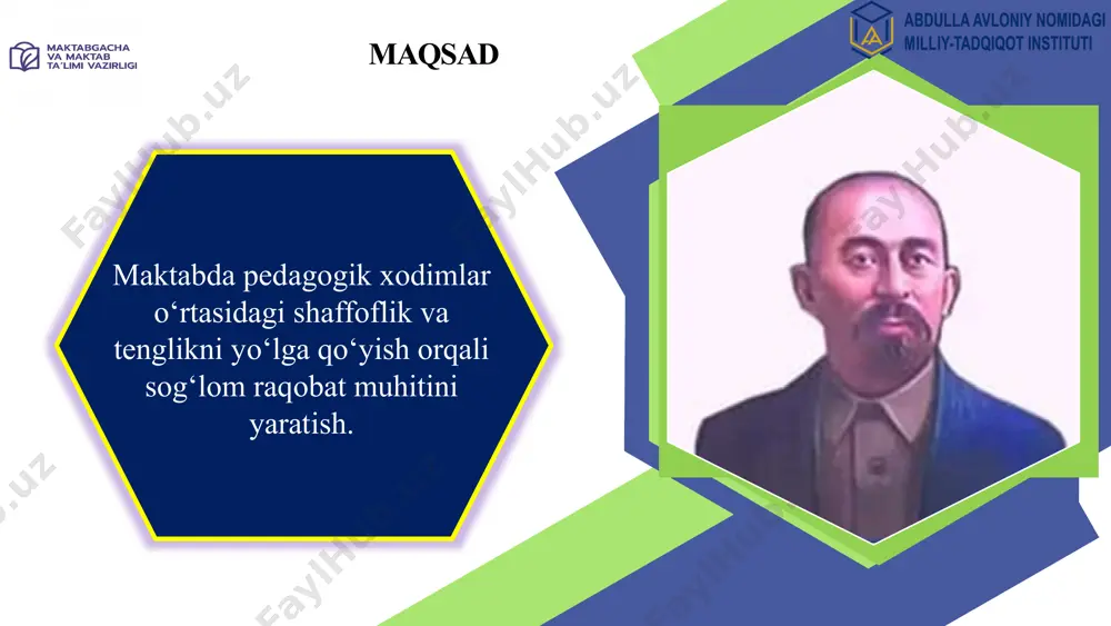 maktabda pedagogik xodimlar o‘rtasida sog‘lom raqobat muhitini yaratish - Page 5