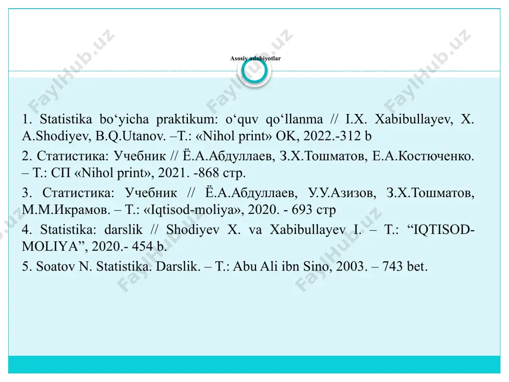 белгилар даврлар базис жорий 1.маҳсулот ҳажми q q0 q1 2.маҳсулот баҳоси р р0 р1 3. маҳсулот таннархи с с0 с1 4.маҳсулот ишлаб чиқариш учун сарфланган жами меҳнат, рўйхатдаги ишчиларнинг ўртача сони, киши-куни, киши-соат ва ҳоказо т т0 т1 5. маҳсулот бирлигини ишлаб чиқариш учун сарф этилган вақт, киши куни, киши-соат ва ҳоказо t t0 t1 individual indekslar quyidagicha ifodalanadi: mahsulot fizik hajmi indeksi , bu erda: q1 va q0 - joriy va o’tgan davrlarda ishlab chiqarilgan mahsulot hajmi. baho individual indeksi - ip= bu erda: p1 va p0 – joriy va o’tgan davrlarda mahsulot bir birligini bahosi (narxi). 2. individual va umumiy indekslar. индивидуал (аълоҳида) ва агрегат индекслар индекслар мураккаб ҳодисанинг айрим унсурлари учун ҳам, умумий мураккаб ҳодиса учун ҳам ҳисобланиши мумкин. шунга қараб улар алоҳида ва умумий (агрегат) индексларга бўлинади. алоҳида индекслар моҳияти жиҳатидан динамика нисбий миқдорларига яқин бўлиб, ўрганилаётган ҳодиса ё миқдори (ҳажмини)нинг, ё баҳоси (нархи) нинг, ё …
