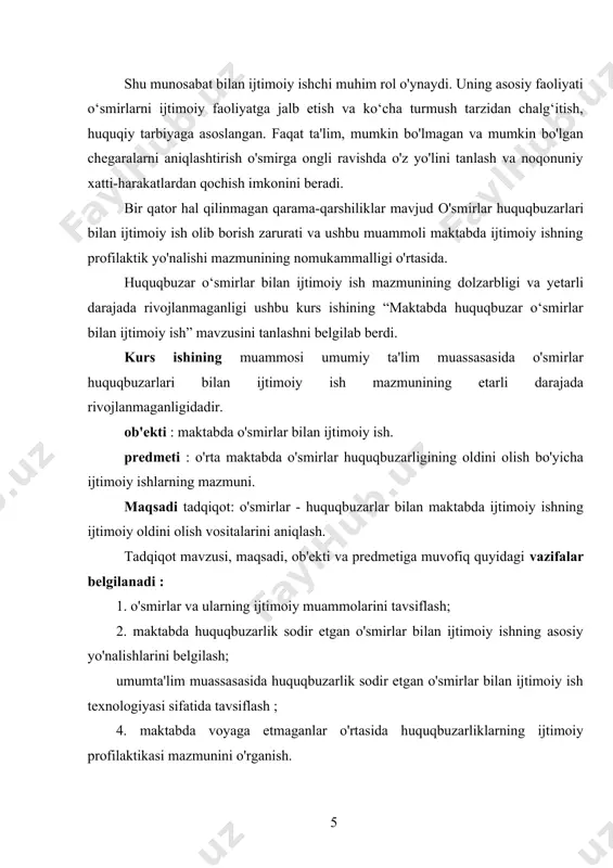 o'pincha noqonuniy xatti-harakatlarga olib keladi. o'smirlarning nima uchun bu hodisaga moyilligini tushunish uchun birinchi navbatda o'smirlik davrining xususiyatlarini hisobga olish kerak. o'smirlik - bolalik va kattalik (11-12 yoshdan 16-17 yoshgacha) o'rtasidagi ontogenetik rivojlanish bosqichi bo'lib, u balog'atga etish va balog'atga etish bilan bog'liq sifat o'zgarishlari bilan tavsiflanadi. ushbu davrda odamda qo'zg'aluvchanlik, impulsivlik kuchaygan , bu bir-birining ustiga qo'yilgan, ko'pincha ongsiz, jinsiy istak . o'smirlik davridagi aqliy rivojlanishning asosiy leytmotivi yangi, hali ham beqaror, o'z-o'zini anglash, o'z-o'zini anglashning o'zgarishi, o'zini va o'z imkoniyatlarini tushunishga urinishdir. bu yoshda analitik va sintetik faoliyatning murakkab shakllari shakllanadi, mavhum, nazariy fikrlash shakllanadi . o'smirda qadriyatlari o'zlarining axloqiy baholari uchun asos bo'lgan maxsus "o'smir" jamoasiga tegishli bo'lish tuyg'usini rivojlantirish juda muhimdir. aynan o'smirlik davrida deviant xulq-atvorning birinchi namoyon bo'lishi kuzatiladi va ular intellektual rivojlanishning nisbatan past darajasi, shaxsiyatni shakllantirish jarayonining to'liq emasligi, oilaning, yaqin atrof-muhitning salbiy ta'siri, o'smirning o'zini o'zi boshqarish qobiliyatiga bog'liqligi bilan izohlanadi. guruh …