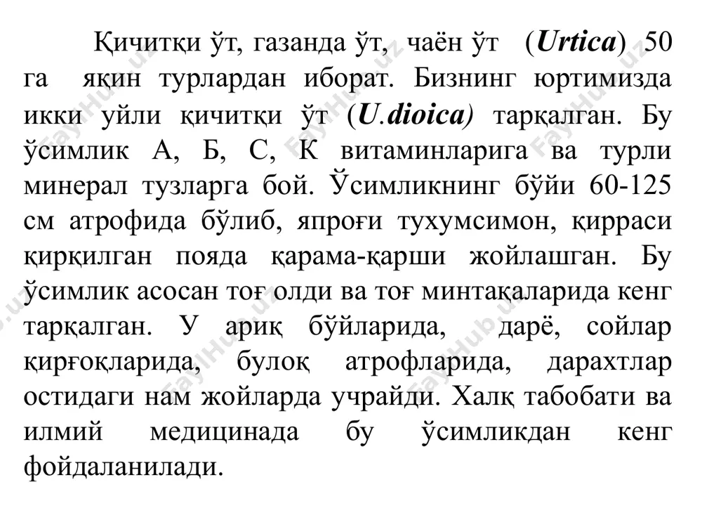 urtica dioica l. - Page 4