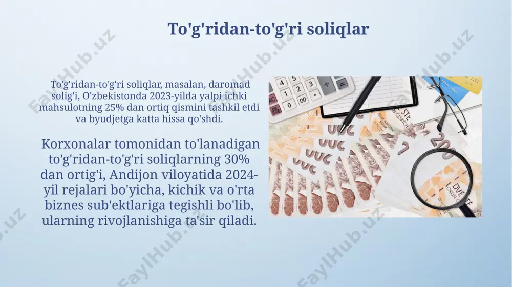 soliqlar, ularning vazifalari va turlari - Page 5