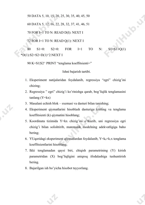 ekspеrimеntаl – stаtistik mоdеllаshtirish - Page 5