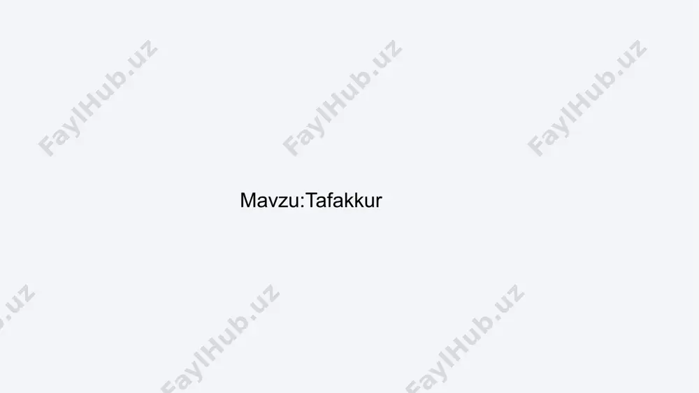 akkur til va nutq bilan chambarchas bogʻliq ravishda namoyon boʻladi. fikrlash faoliyati nutq shaklida namoyon boʻladi. tafakkur inson aqliy faoliyatining yuksak shaklidir. insonda tafakkur bolganligi va tafakkur bilan chambarchas nutq bolganligi tufayli u hayvonlardan farq qiladi, shu sababli u ongli mavjudotdir. inson òz atrofidagi olamda bolgan buyumlar va hodisalarni ongli ravishda idrok qiladi. ongli ravishda eslab qoladi hamda esga tushiradi va ongli ravishda harakat qiladi. tafakkur atrofdagi olamni bilish qurolidir va inson amaliy faoliyatini vujudga kelishi uchun shartdir. biron narsa tòģrisida tafakkur qilish jarayonida fikr paydo bòladi, bu fikrlar insonning ongida hukm va tushunchalar shaklini oladi. tafakkur faoliyati muayyan maqsadga qaratilgan alohida ong jarayoni tariqasida sodir boladi. bosh miyaning biror uchastkasidagi faoliyat emas, balki butun bosh miya postining faoliyati mana shu jarayonning nerv - fiziologik asosidir. tafakkur faoliyati uchun avvalo analizatorning miyadagi uchlari ortasida vujudga keladigan murakkab boglanishlar muhim ahamiyatga egadir. analizatorning bosh miya postidagi uchastkalari bir - biridan keskin …