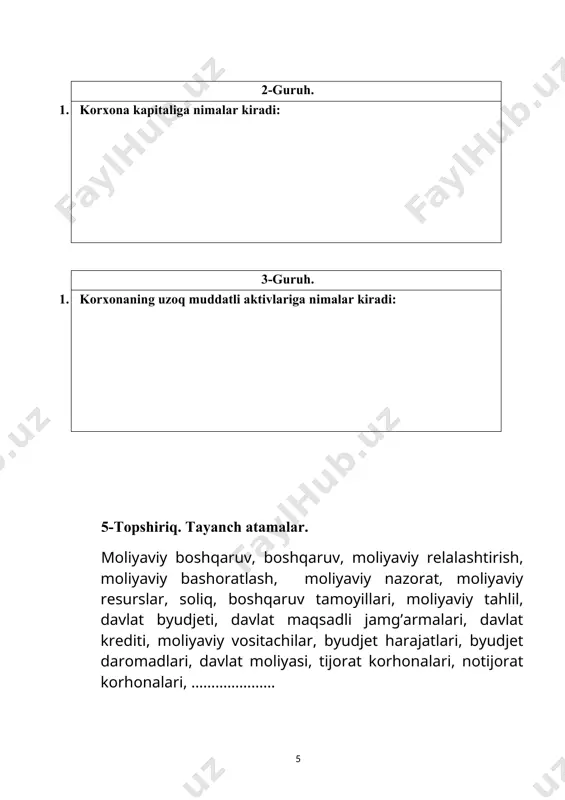amaliy mashg'ulot dars texnologiyasi - Page 5