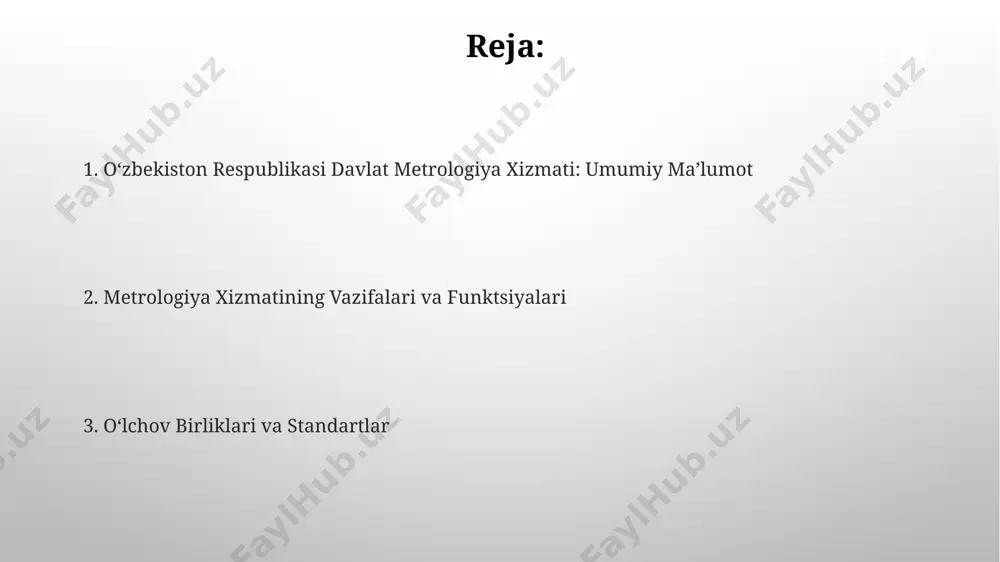 likasi hududida oʻlchov birliklari va oʻlchash vositalarining bir xilligini taʼminlash, shu jumladan, 20 dan ortiq shaharda joylashgan 50 ga yaqin metrologiya laboratoriyalari faoliyatini nazorat qilish vazifasi davlat metrologiya xizmatiga yuklatilgan. davlat metrologiya xizmati, tovarlarning sifatini va xavfsizligini taʼminlash maqsadida, yiliga 10 000 dan ortiq turdagi oʻlchash vositalarini davlat metrologik nazoratidan oʻtkazish va sertifikatlash jarayonlarini amalga oshiradi. davlat metrologik nazorati davlat metrologik nazorati o‘zbekiston bo‘ylab 12 ta hududiy metrologiya bo‘limlariga ega bo‘lib, ular o‘lchov vositalarini tekshirish va sertifikatlashtirishni amalga oshiradi. 2022-yilda davlat metrologik nazorati toshkent shahrida 5000 dan ortiq o‘lchov vositalarining metrologik tekshiruvini o‘tkazdi, bu esa savdo sohasidagi adolatlilikni ta’minlashga yordam berdi. ilmiy-tadqiqot va innovatsiyalar 2023-yilda ilmiy-tadqiqot va innovatsiyalar markazi xalqaro hamkorlik doirasida 3 ta xorijiy mamlakat bilan qo'shma tadqiqotlar o'tkazdi va 5 ta ilmiy maqola nashr etdi. ilmiy-tadqiqot va innovatsiyalar markazi toshkent shahrida joylashgan bo'lib, 50 dan ortiq olimlar va mutaxassislar 20 dan ziyod ilmiy loyihalar ustida ishlamoqda. akkreditatsiya va …