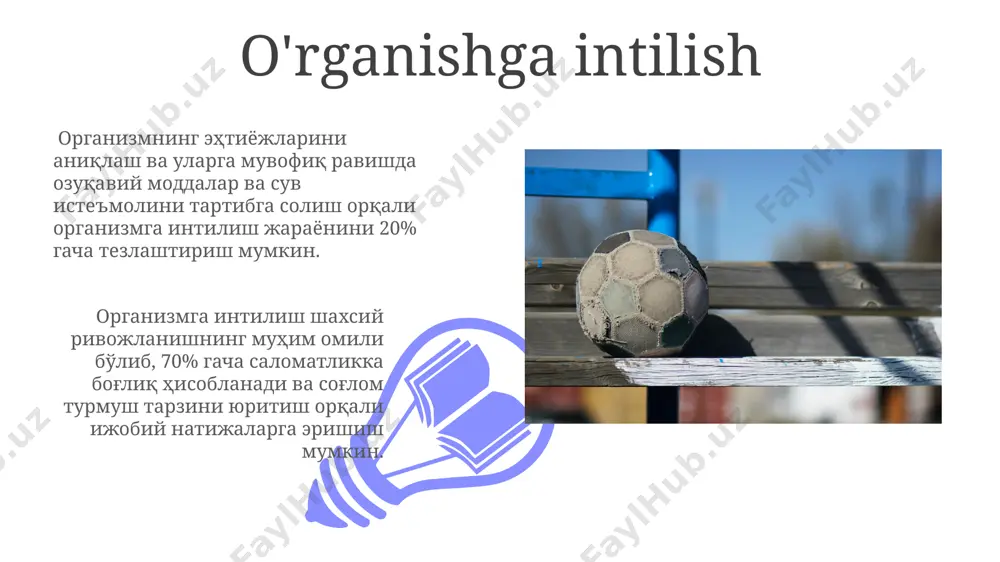 ssional va shaxsiy hayotga salbiy ta'sir qiladi. doimiy o'sish va rivojlanish muvaffaqiyatli rivojlanishning 30% i o'z ustida ishlashga, 70% esa faol o'rganishga va yangi tajribalarni qo'llashga bog'liq. proaktiv yondashuv muhim. shaxsiy rivojlanish strategiyasi kamida 5 ta aniq maqsadni o'z ichiga olishi kerak. har bir maqsadga erishish uchun aniq muddatlar va bajarilishi kerak bo'lgan vazifalarni belgilash muhim. oilaviy munosabatlar 01 02 oilaviy byudjetni rejalashtirish va moliyaviy savodxonlikning o'sishi oilaviy tinchlikni 30% ga oshiradi va stress darajasini 25% ga pasaytiradi. sales 1st qtr 2nd qtr 100 0 sales 1st qtr 2nd qtr 100 0 kritik fikrlash tanqidiy fikrlash qobiliyatini rivojlantirish, intellektual moslashuvchanlikni 20% ga va muammolarni hal qilish samaradorligini 30% ga oshirishi mumkin. samarali tanqidiy fikrlash, ma'lumotlarni manbalaridan kelib chiqib baholash va kamida 2 ta turli nuqtai nazardan muammolarni ko'rib chiqishni talab qiladi. o'z-o'zini anglash oʻz-oʻzini anglash darajasi individual farq qiladi va 1 dan 10 gacha boʻlgan shkala bilan oʻlchanadi, bu erda …