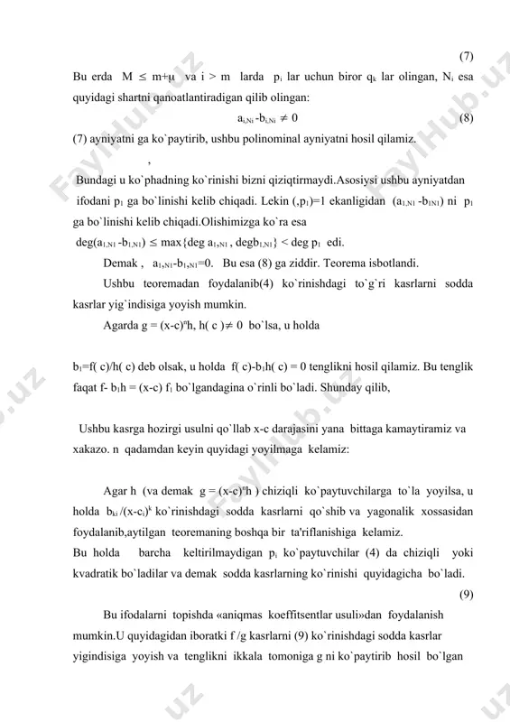 ratsional kasrlar maydoni - Page 5