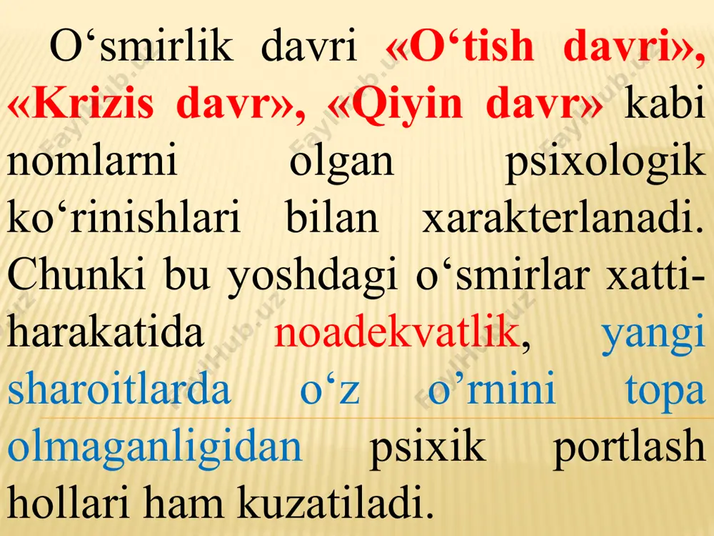o’zgarishlar sodir bo’lgani insonlar o’rtasidagi ijtimoiy, diniy, milliy, irqiy tafovutlarning kamayishiga olib keldi. turli millat vakillarining aralash nikohga kira boshlagani bunga yorqin misoldir. diniy e’tiqodlar, irqiy farqlar, etnik va milliy xususiyatlar, xarakter, an’analar, urf-odatlar, marosimlar, rasm-rusum va hokazolar aralash nikohga hech qanday to’siq bo’la olmadi. hayot tarzi har xil mamlakatlarning xalqlariga xos xususiyatlar ham aralash nikohni to’xtata olmadi. aralash nikohga kirish tobora kengaymoqda. mazkur nazariyaga muvofiq psixik dunyodagi qayta qurishlar nasliy belgilar keskin o’zgarishiga sabab bo’ldi, natijada farzandlarning o’sishida kuchayish, jadallashish, akselerasiya hodisasi vujudga keldi. biroq mazkur muammoni ilmiy jihatdan atroflicha asoslab berish uchun yuqorida ta’kidlangan omillar yetarli emas. shunga qaramay, geteroziya nazariyasi biologik o’sishda jadallashish jarayonini vujudga keltirishda alohida ahamiyat kasb etadi. urbanizasiya nazariyasi. jamiyat rivojlanishida shaharlarning roli ortishi bu nazariyaga asos qilib olingan. xix asrning o’rtalaridan boshlab, qishloq aholisining shaharga ko’chishi avj oldi, ya’ni aholi orasida migrasiya yoki urbanizasiya hodisasi yuzaga keldi. shaharning turmush tarzi, o’ziga xos xususiyatlari, …
