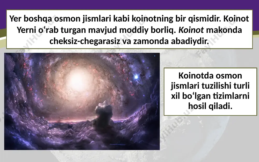 yer yuzi tabiati rivojlanishining fazoviy omillari. 10 - sinf - Page 3