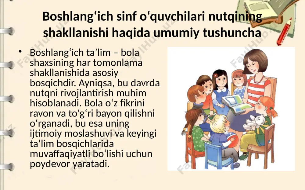 boshlang'ich sinf o'quvchilarining nutqini shakllantirish - Page 3