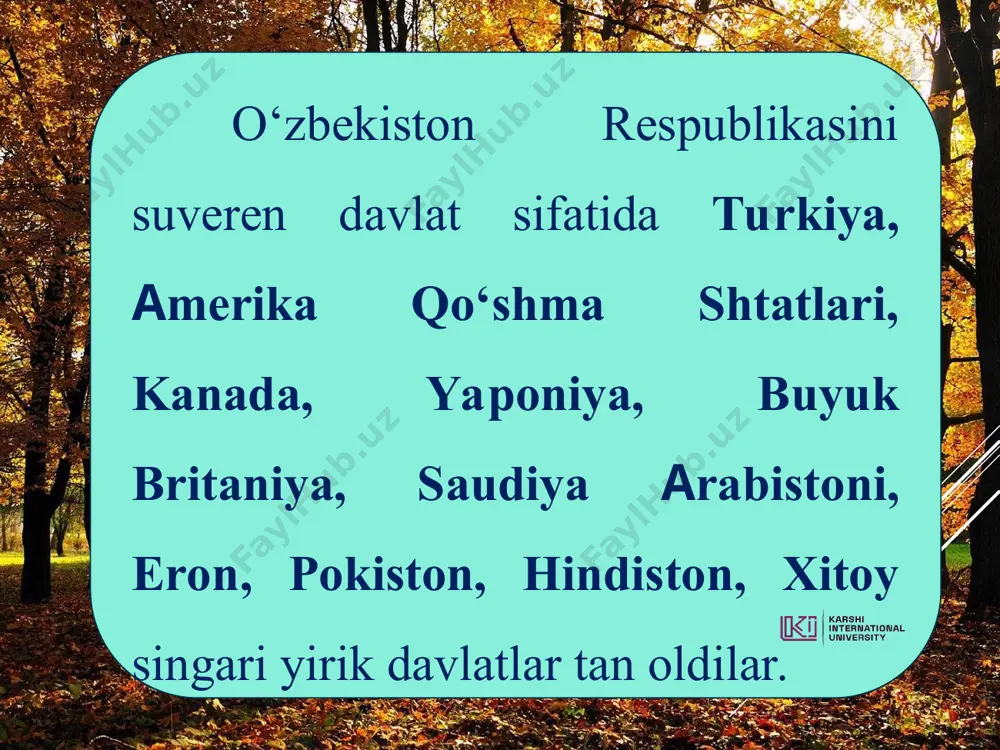 mustaqil o‘zbekiston respublikasining tashkil topishi va uning tarixiy ahamiyati - Page 4