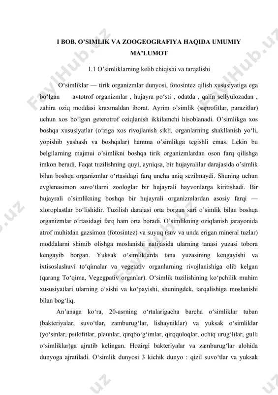 daniy o’simlikning sunʼiy qoplamlari (ekin ekiladigan dalalar, bogʻlar, xiyobonlar va boshqalar)ni barpo etishni, o’simlikning xilma xil navlarini yaratishni bilib olgan. ammo o’simlikni koʻp miqdorda yigʻib olish va o’simlik boyliklaridan oqilona foydalanmaslik ularning juda katta maydonlarda yoʻqolib ketishiga olib keldi, koʻplab oʻsimlik turlarining butunlay yoʻqolib ketish xavfi tugʻildi. shu sababdan, oʻzbekistonda o’simliklarni himoya qilish va ularning tabiiy boyliklaridan oqilona foydalanish toʻgʻrisida maxsus qonun qabul qilingan (tabiashni muhofaza qilish). oʻzbekiston respublikasi qizil kitobiga noyob va yoʻqolib borayotgan o’simlik turlari kiritilgan. oʻsimlikni botanika fani oʻrganadi. o’simlik kartalari bo’limidagi o’rmon kartasi tahlili: o’rganilayotgan o’rmonlar kartasi o’zbekiston milliy atlasi i jild o’zbe-kiston respublikasining tabiiy sharoiti va resurslari bo’limi o’simliklar bobining 196-betida joylashgan. bu karta masshtabi 1:3 500 000 . o’rmon – bir – biriga va o’sish sharoitiga ta’sir etuvchi va geografik landshaft elementini hosil qiluvchi daraxtsimon o’simliklar majmui. yer o’simlik qoplamining asosiy tiplaridan biri. qoraqalpog’iston respulikasi va viloyatlar bo’yicha o’rmon maydonlarining taqsimlanishi ( jami o’rmon …