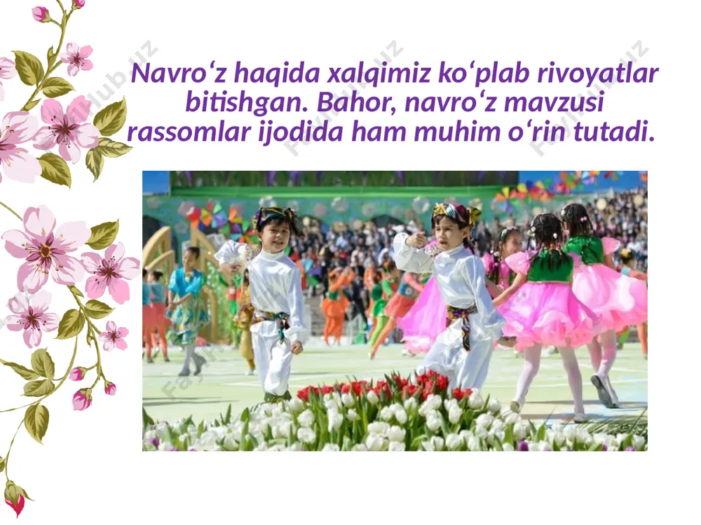 «navro‘z bayrami» mavzusida kompozitsiya ishlash. 4- sinf - Page 3