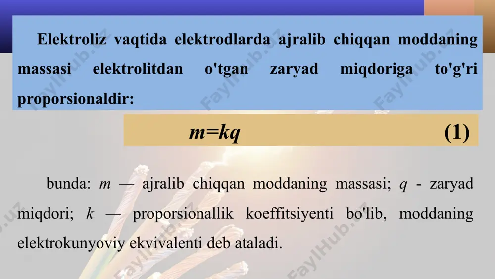 elektroliz. faradeyning birinchi qonuni 8 - sinf - Page 5