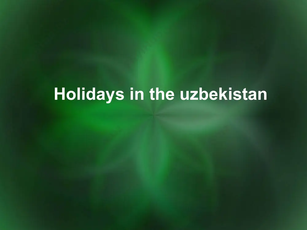 holidays in uzbekistan - Page 2