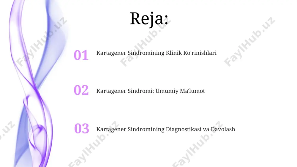 omini davolashda asosiy e’tibor simptomlarni yengillashtirishga qaratiladi, masalan, yillik 2-3 marta antibiotiklar bilan davolash yo'li bilan nafas yo'llarining infektsiyalarining oldini olishga qaratilgan. o'pka funksiyasini yaxshilash uchun fizikaviy terapiya, jumladan, nafas mashqlari, masalan, 10-15 marta takrorlanadigan chuqur nafas olish, va ko'krak qafasi fizioterapiyasi tavsiya etiladi. prognoz amerika qo'shma shtatlaridagi tadqiqotlar shuni ko'rsatdiki, erta tashxis qo'yish va agressiv davolash bilan kartagener sindromi bo'lgan bemorlarning o'rtacha umr ko'rish muddati 70 yoshdan oshadi, ammo bu ko'rsatkich mintaqaga qarab farq qilishi mumkin. yevropa mamlakatlarida o'tkazilgan klinik kuzatishlar natijalariga ko'ra, kartagener sindromi bilan kasallangan bemorlarning 30%ida 40 yoshga kelib surunkali bronxit va emfizema rivojlanadi, bu esa o'lim xavfini oshiradi. hayot sifatini yaxshilash kartagener sindromi bilan kasallangan 30 yoshdan oshgan bemorlarning hayot sifatini yaxshilash uchun toshkentdagi ixtisoslashgan tibbiyot markazlarida 50% gacha samaradorlik ko'rsatkichiga ega yangi fizioterapiya usullaridan foydalanish mumkin. aqshdagi tadqiqotlar shuni ko'rsatdiki, yillik 2 martadan kam bo'lmagan mutaxassis bilan maslahatlashish va 8-12 hafta davomida tuzli eritma …