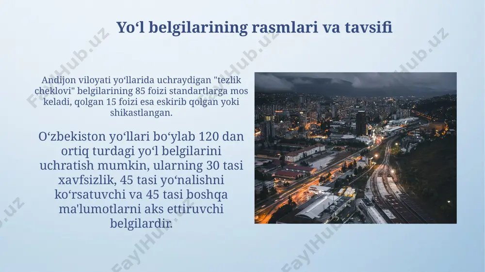 yo'lboshi harakati belgilarga malumot va rasmlar - Page 4