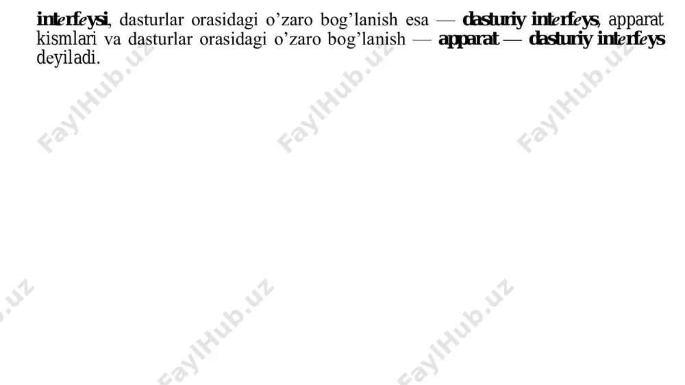 bilan yozish imkoniyatiga ega bo’ladi. 4. doska sensorli bo’lib tasvirni boshqarish mumkin. 5. dars jarayonida foydalaniladigan proyektorlar bilan kelib chiqadigan noqulayliklardan holi. masalan proyektorlarni ishga tushurish, kabellarni ulash vaqt talab etadi. interaktiv doskani ishga tushirish ma’lum daqiqalarda amalga oshiriladi xolos. bu esa vaqtni tejab, o’quvchilarga ko’proq ma’lumot berish uchun zamin yaratadi. 6. internetga ulanib har qanday resurslardan to’g’ridan to’g’ri foydalanish mumkin, boshqa manzil bilan ham bir vaqtning o’zida muloqot qilish ham mumkin. matematikada slayd usulidan foydalansa ham bo’ladi: geometrik figuralarni tushuntirishda fazoviy usullardan ham foydalanish orqali o’quvchilar tasavvurini oshirish mumkin. 7. bizning hududda ham yoshlar va aholi o’rtasida texnologiyaning oxirgi usullaridan unumli foydalanib kelinmoqda. axborot tezligi oshib borayotgan xozirgi zamonda o’quvchilar ham ma’lumot bilan ishlashning oson va qulay usullaridan foydalanishni yo’lga qo’ygan. tarjimon dasturlar bilan ishlash • tarjimon dasturlar - bu matnlarni bir tildan ikkinchi tilga komp'yuter yordamida tarjima qilish, orfografik xatolarni aniqlash hamda matnni tahrir qilish imkoniyatini beradi. • …