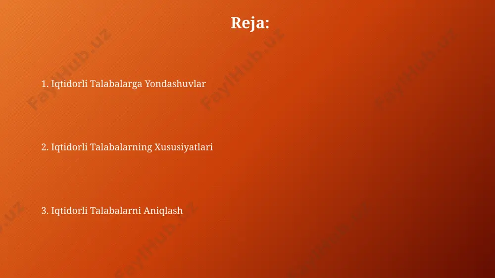 iste'dodli oʻquvchilarni aniqlash va ularni aniqlash - Page 2