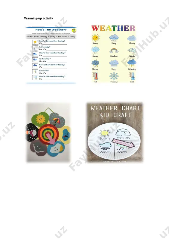 lesson plan: weather and seasons for 4th grade english language - Page 5