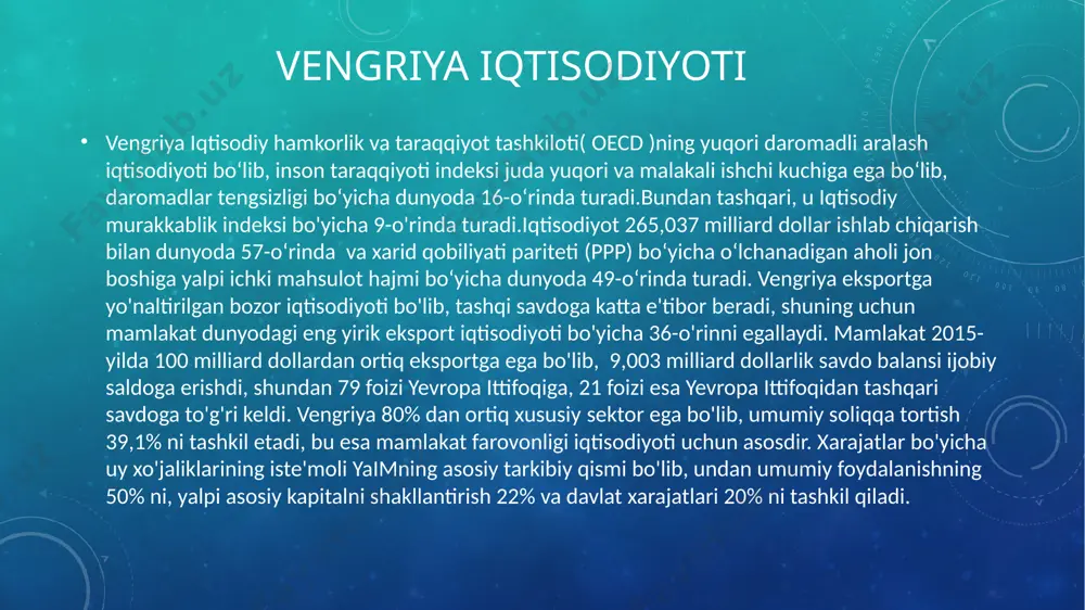 vengriya davlati haqida ma'lumotlar - Page 5