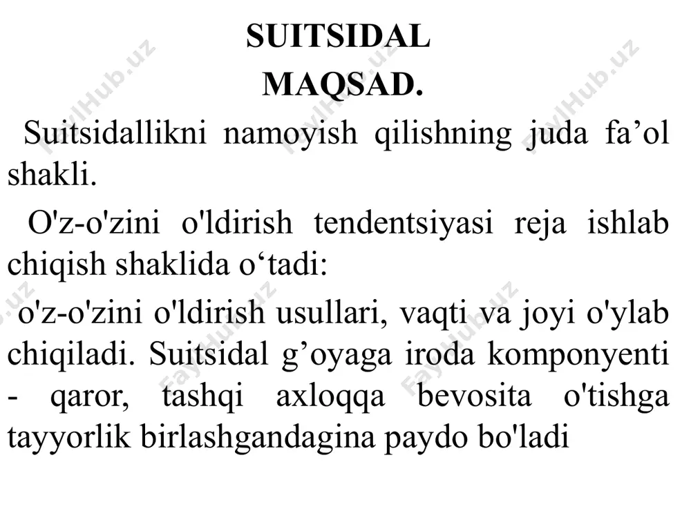 suitsidal axloq psixologiyasi va uning mazmun-mohiyati - Page 5